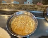 簡単★えのきと油揚げのお味噌汁作り方3写真