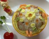 丸ごとオレンジカップのお寿司作り方4写真