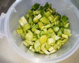 小松菜干しエビ塩昆布混ぜごはん作り方1写真