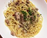 定番の鯖缶パスタ作り方4写真