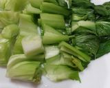 冷凍豚肉とチンゲン菜の炒め物作り方2写真