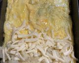 簡単ポテサラ卵焼き（チーズ入り）作り方2写真