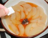 梨のコンポート❤紅茶風味作り方4写真