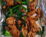 にらと豚こま炒めを中華味ドリア風に作り方9写真