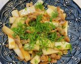 簡単！美味しい！長芋と豚肉の炒め物作り方4写真