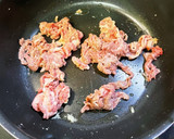 小松菜と牛肩のオイスターソース炒め。作り方5写真