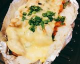 にらと豚こま炒めを中華味ドリア風に作り方11写真