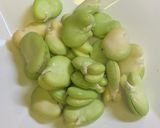 そら豆のガーリックソテー作り方1写真