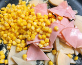 たけのことコーンのバター炒め作り方6写真