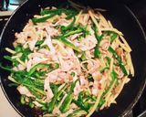 絶品☆搾菜と豚肉炒め作り方4写真