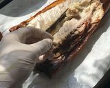 さばの燻製パスタ♪作り方2写真