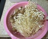 豆苗豚キノコ煮作り方2写真