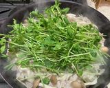 豆苗豚キノコ煮作り方9写真