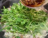 豆苗豚キノコ煮作り方10写真