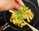 豆苗と筍のピリ辛炒め作り方8写真
