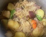 ホクホク　3種の芋の　肉じゃが作り方9写真