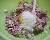 簡単！ニラと筍の中華ハンバーグ作り方2写真