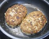 簡単！ニラと筍の中華ハンバーグ作り方4写真