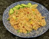 タイ風カニ缶チャーハン作り方8写真