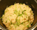 圧力鍋★生姜とセリの炊き込みご飯作り方4写真