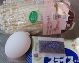 レンジでエノキのたまごとじ作り方1写真