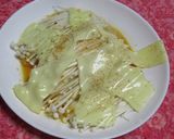 レンジでエノキのたまごとじ作り方5写真