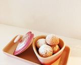苺のスノーボールクッキー作り方5写真