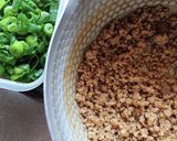 おひとりさま★温玉鶏そぼろ丼作り方1写真