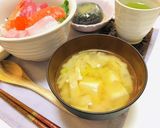 海鮮丼メインの夕飯献立・お祝い節句に作り方4写真