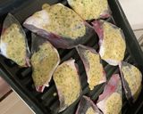 あじののり味噌マヨ焼き作り方3写真