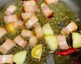 圧力鍋でコウサイタイ（紅菜苔）のパスタ作り方1写真