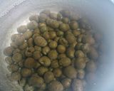炒りむかご～塩味ごま油風味作り方2写真
