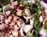 おつまみに♪鶏肉とピーマンのにんにく炒め作り方7写真