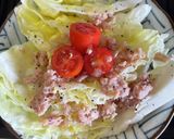 カンタン乗せて焼くだけ#春キャベツとツナ作り方2写真