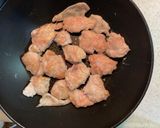 鶏むね肉と小松菜とコーンのバター醤油炒め作り方4写真