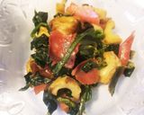 ビアハム&ちくわホウレン草バターソテー作り方8写真