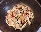 【簡単】ホタテバターの和風クリームパスタ作り方3写真