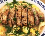 西京漬豚ロース焼の排骨風豚骨醤油ラーメン作り方4写真
