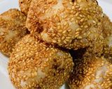 揚げ焼きごま団子作り方6写真