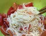カンタン♡トマトの冷製そうめん♡作り方4写真