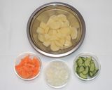 ベーコンとたまごのポテトサラダサンド作り方1写真