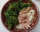 春の味覚♪せりとツナの白和え作り方4写真