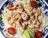 冷しゃぶサラダうどん作り方8写真