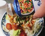 冷しゃぶサラダうどん作り方10写真