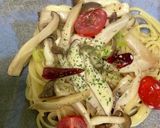 エリンギのクリームパスタ作り方6写真