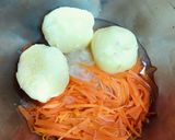玉ねぎと人参だけのポテトサラダ作り方4写真
