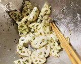 あともう一品！！青のり蓮根作り方2写真