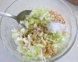 鶏むね肉で2品！ねぎ塩レモンと椎茸スープ作り方4写真