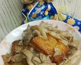 リカちゃん♡舞茸と玉ねぎ天(練物)炒め*作り方9写真