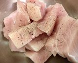 子供喜ぶ☆めかじきの塩唐揚げ油淋鶏ソース作り方3写真